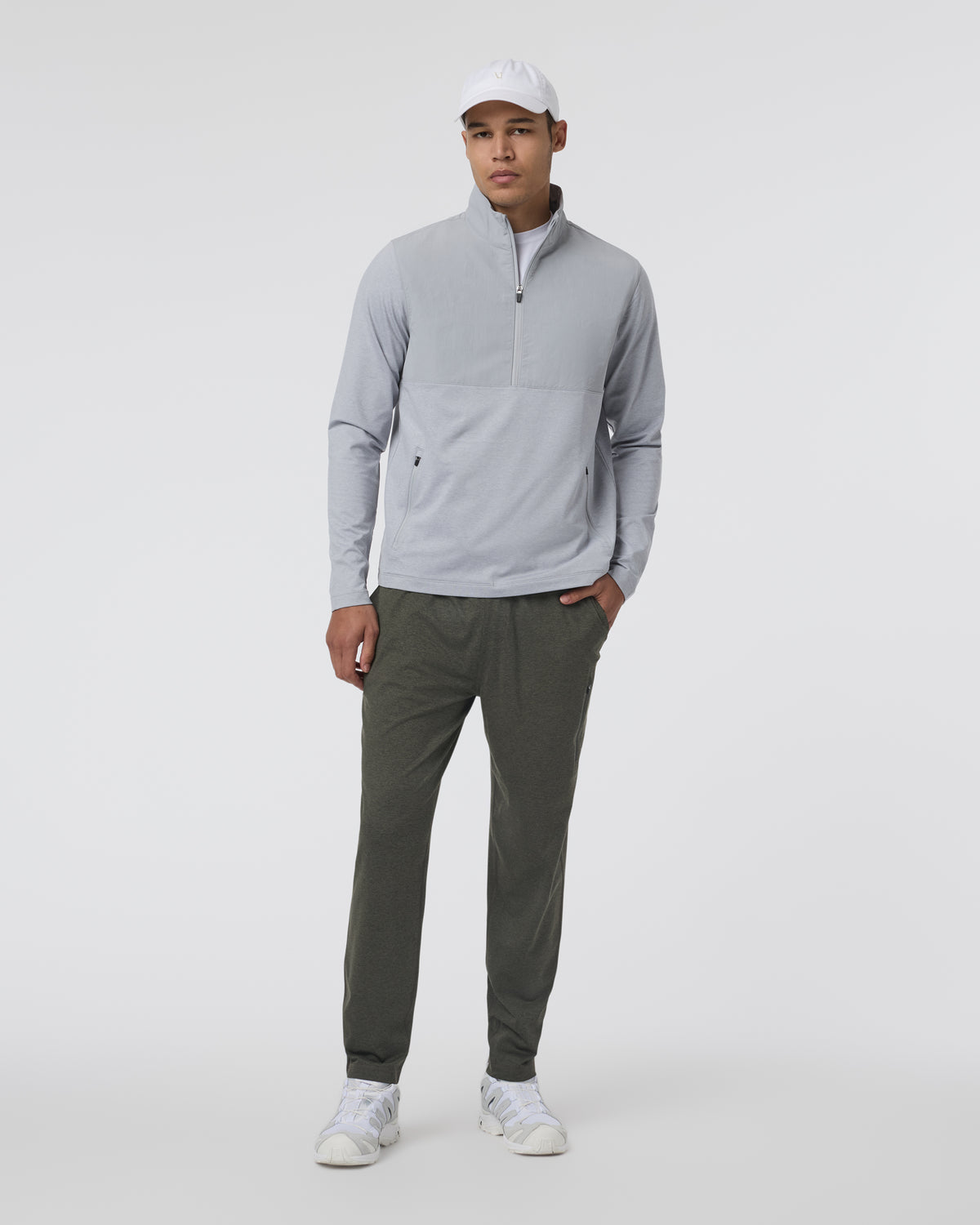 Men Vuori Sunday Performance Track Pant 2.0 Kale Heather