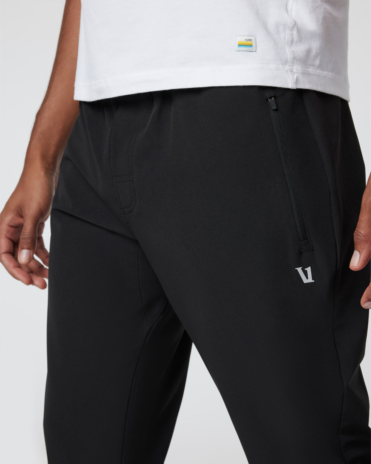 Men Vuori Transit Jogger Black Technical Jogger