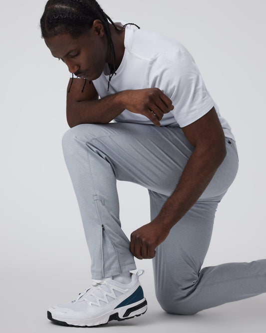 Men Vuori Sunday Performance Track Pant Platinum Heather