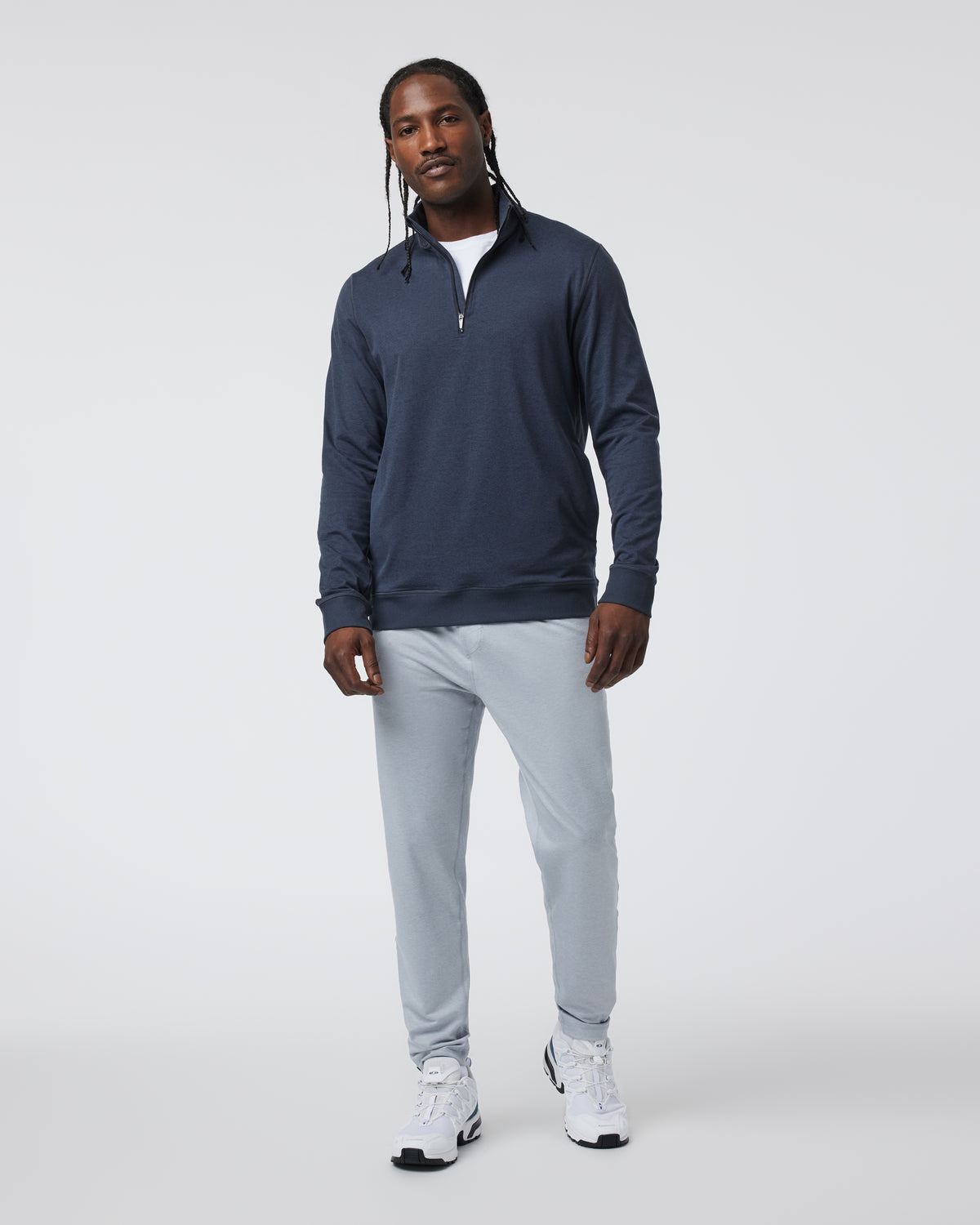Men Vuori Sunday Performance Track Pant Platinum Heather