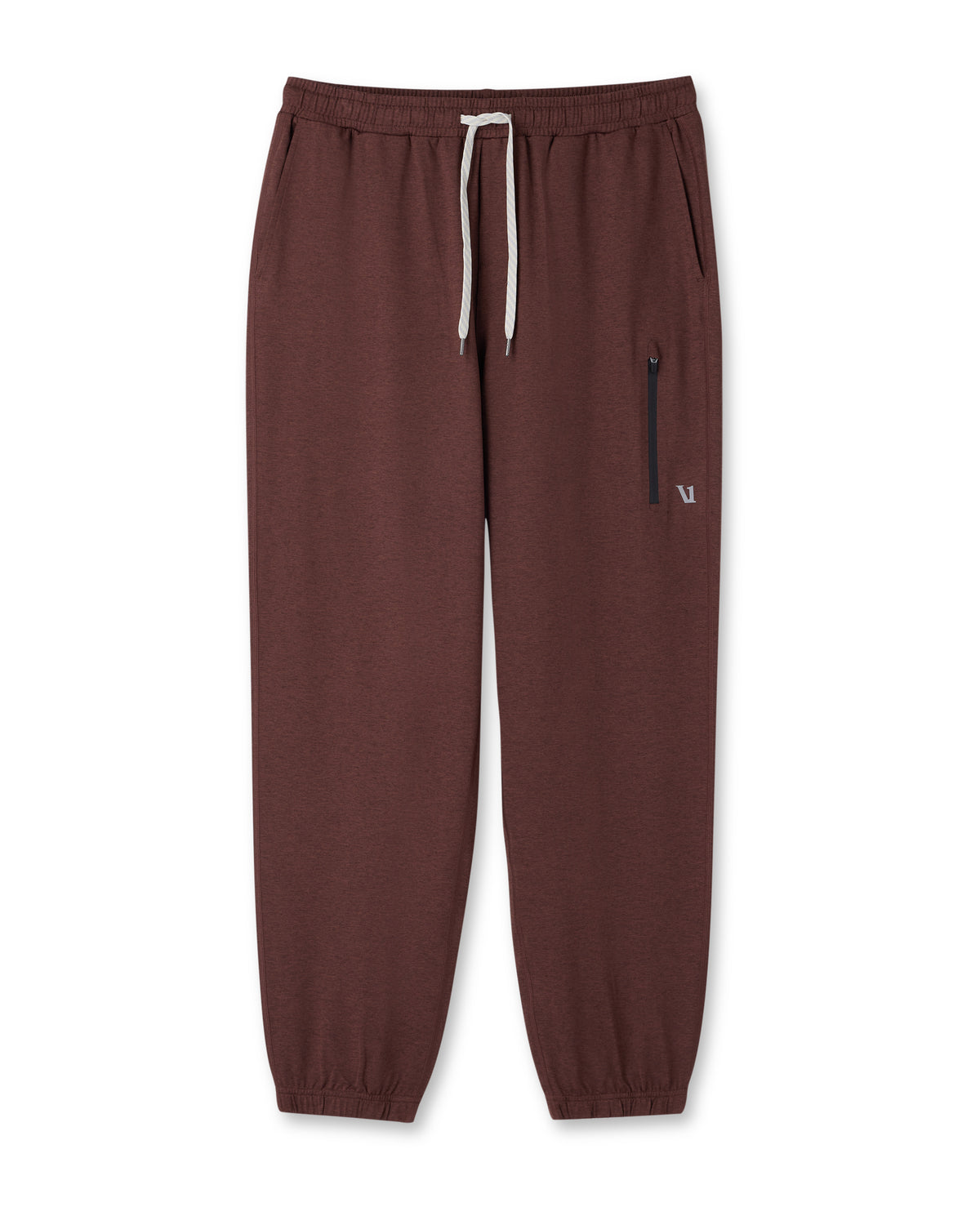 Men Vuori Sunday Performance Sweatpant Classic 30" Burnt Sienna Heather