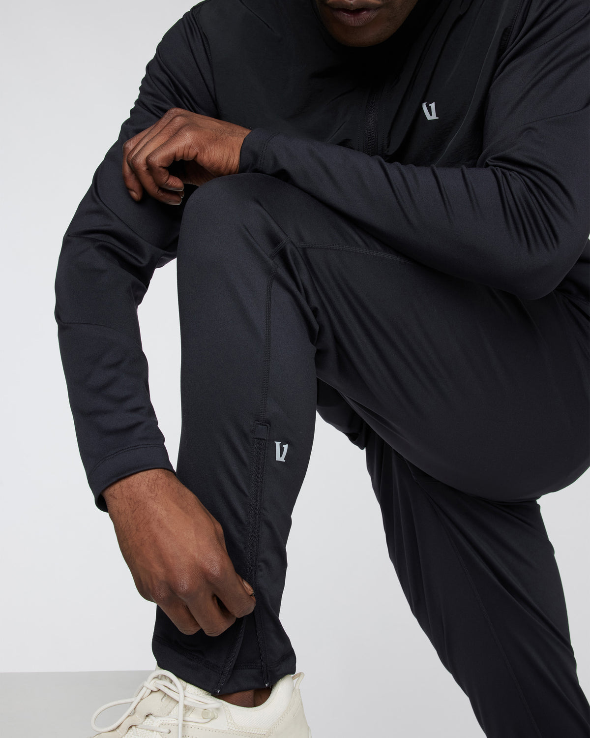 Men Vuori Sunday Performance Track Pant Black Athletic Pants