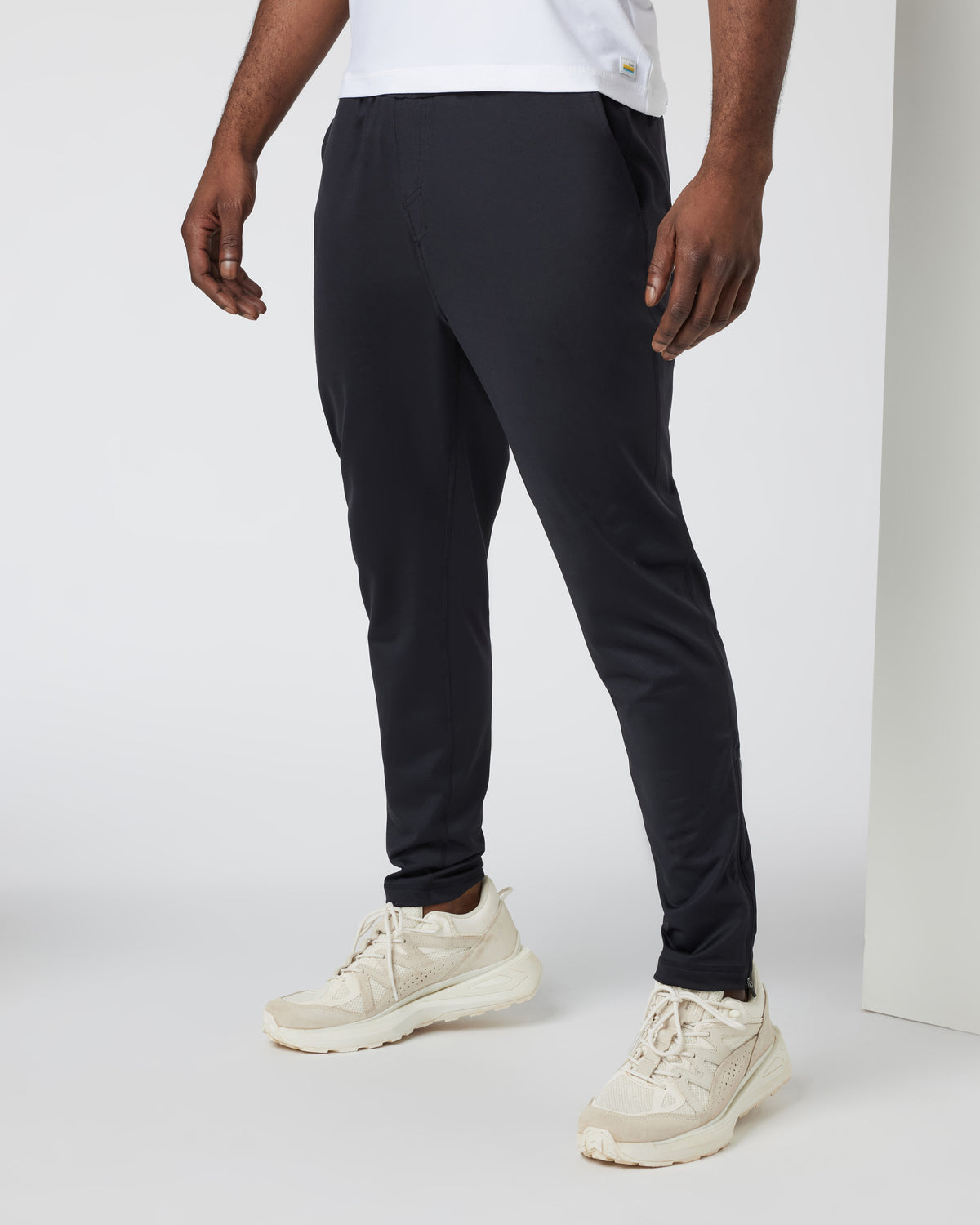 Men Vuori Sunday Performance Track Pant Black Athletic Pants