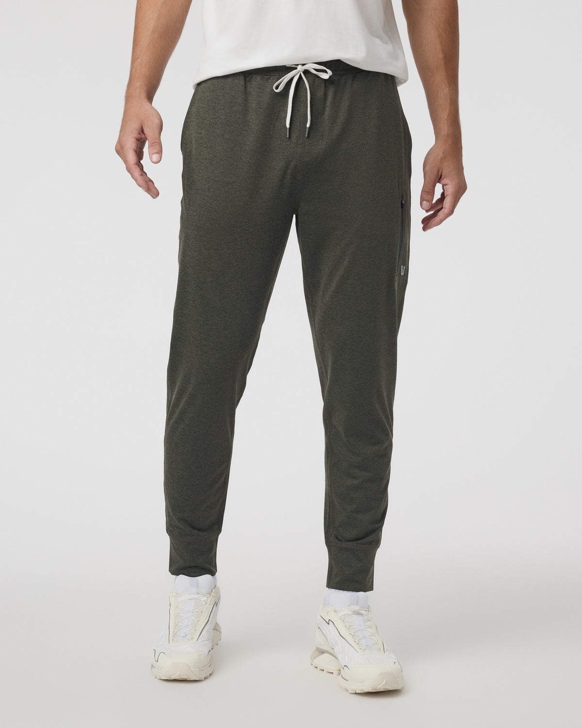 Men Vuori Sunday Performance Jogger - Long Kale Heather