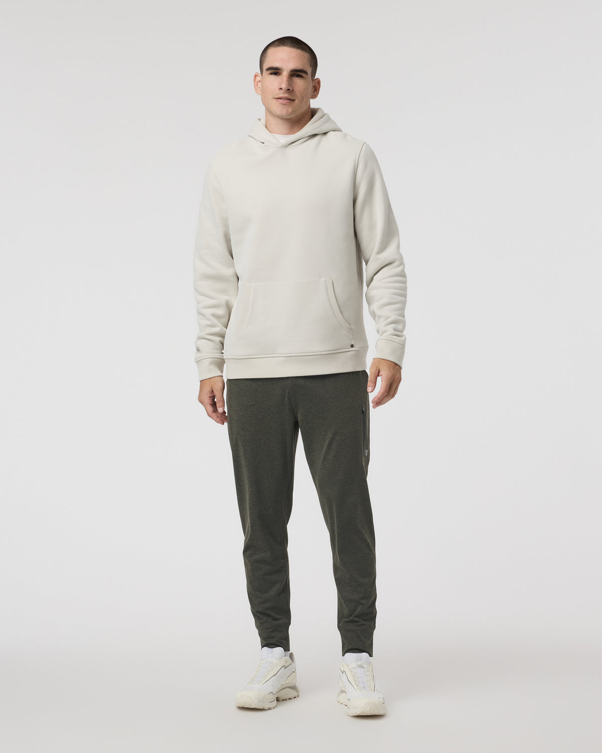 Men Vuori Sunday Performance Jogger - Long Kale Heather