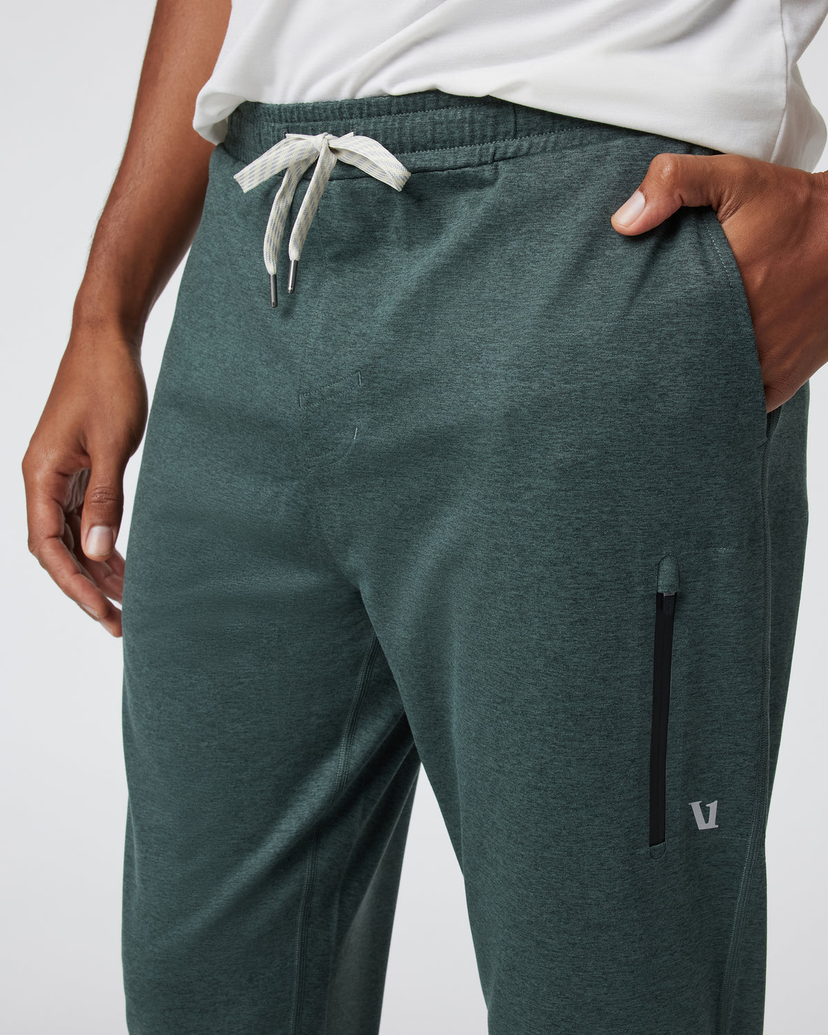 Men Vuori Sunday Performance Jogger 30" Aspen Heather