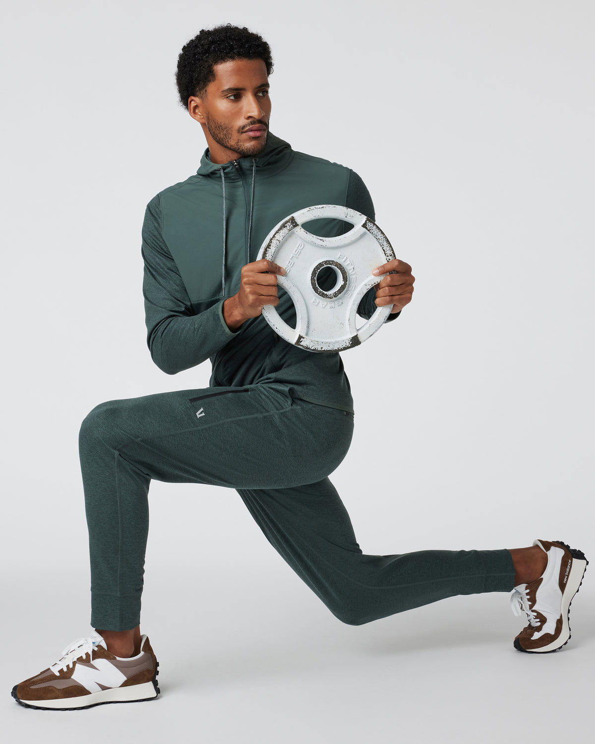 Men Vuori Sunday Performance Jogger 30" Aspen Heather