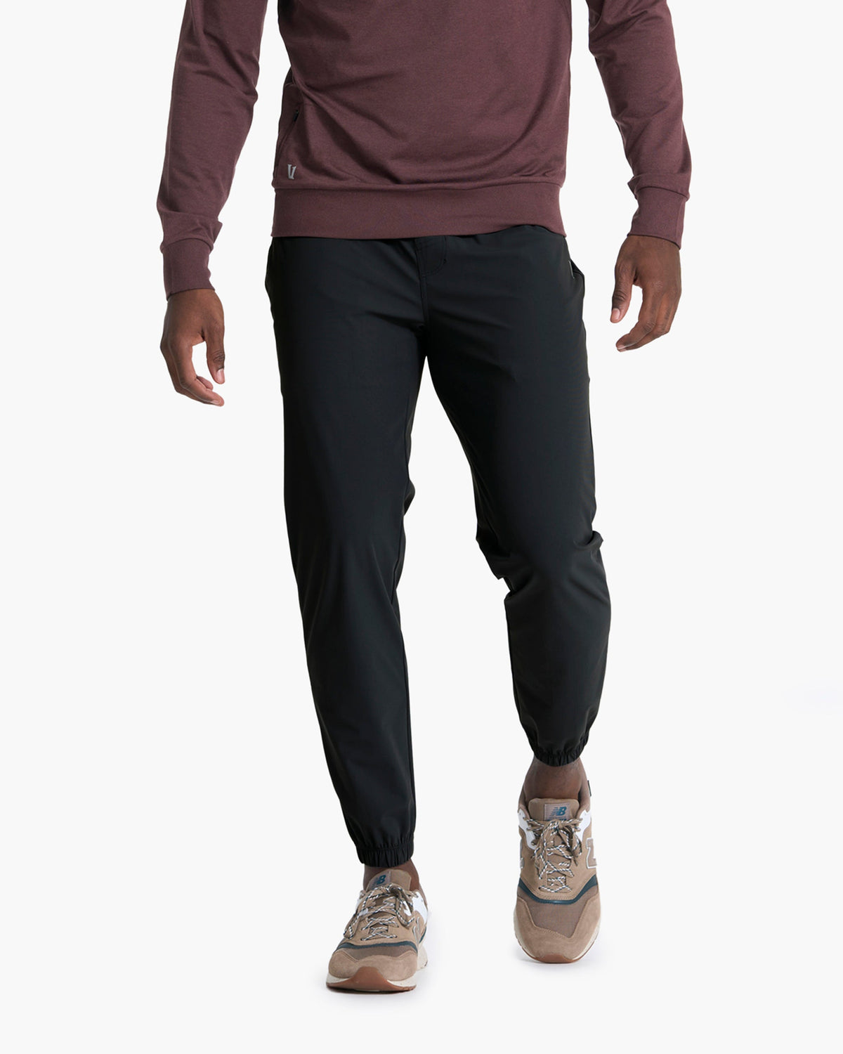Men Vuori Fleet Jogger Men's Black Training Joggers