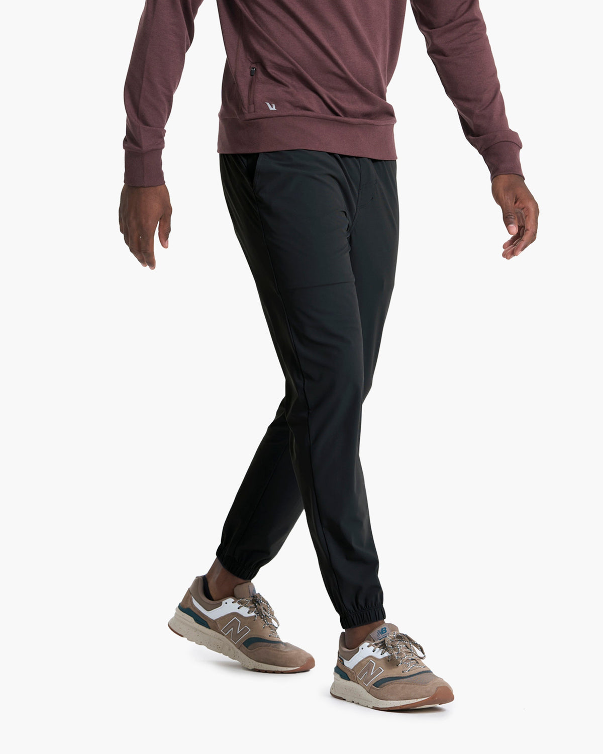 Men Vuori Fleet Jogger Men's Black Training Joggers