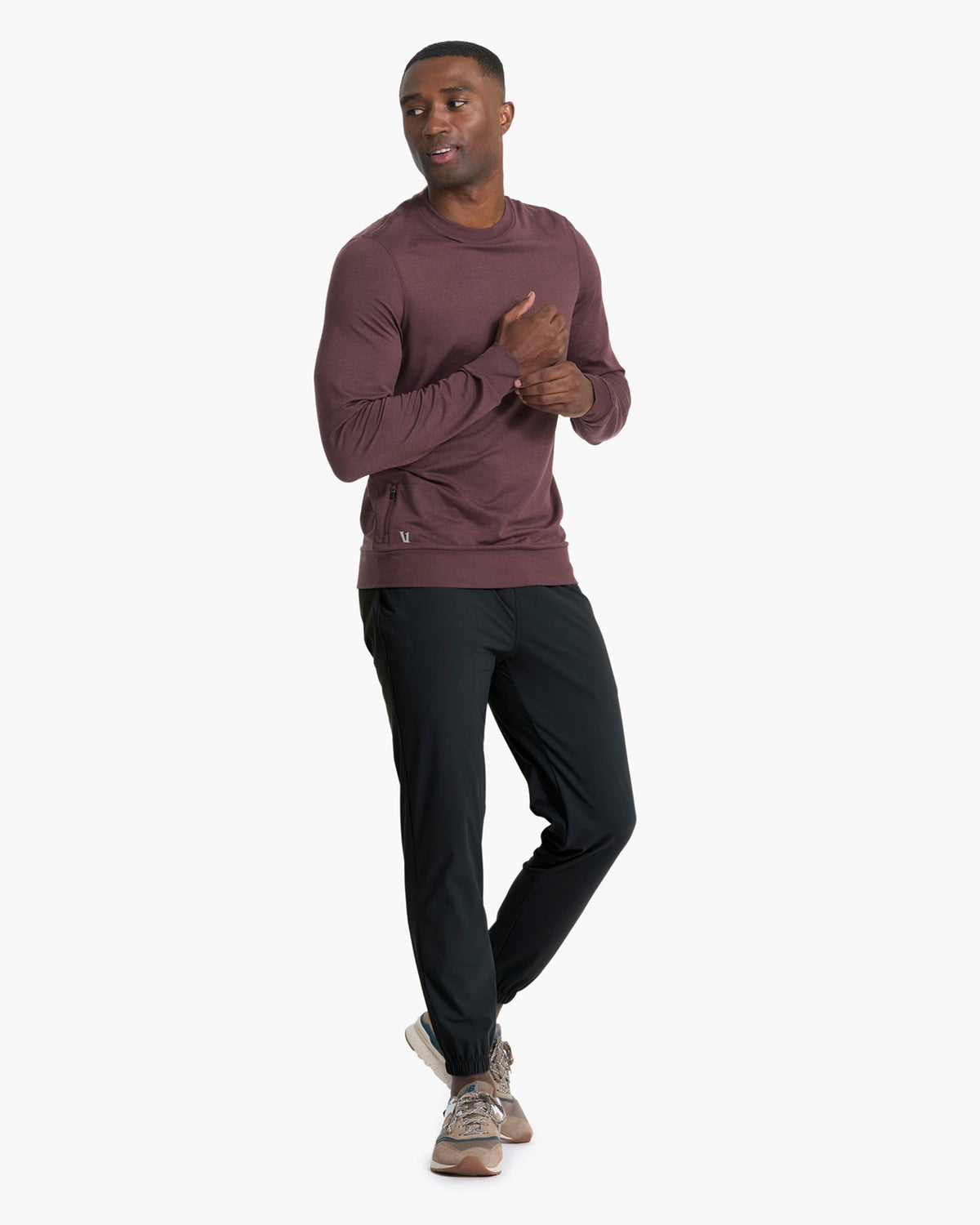 Men Vuori Fleet Jogger Men's Black Training Joggers