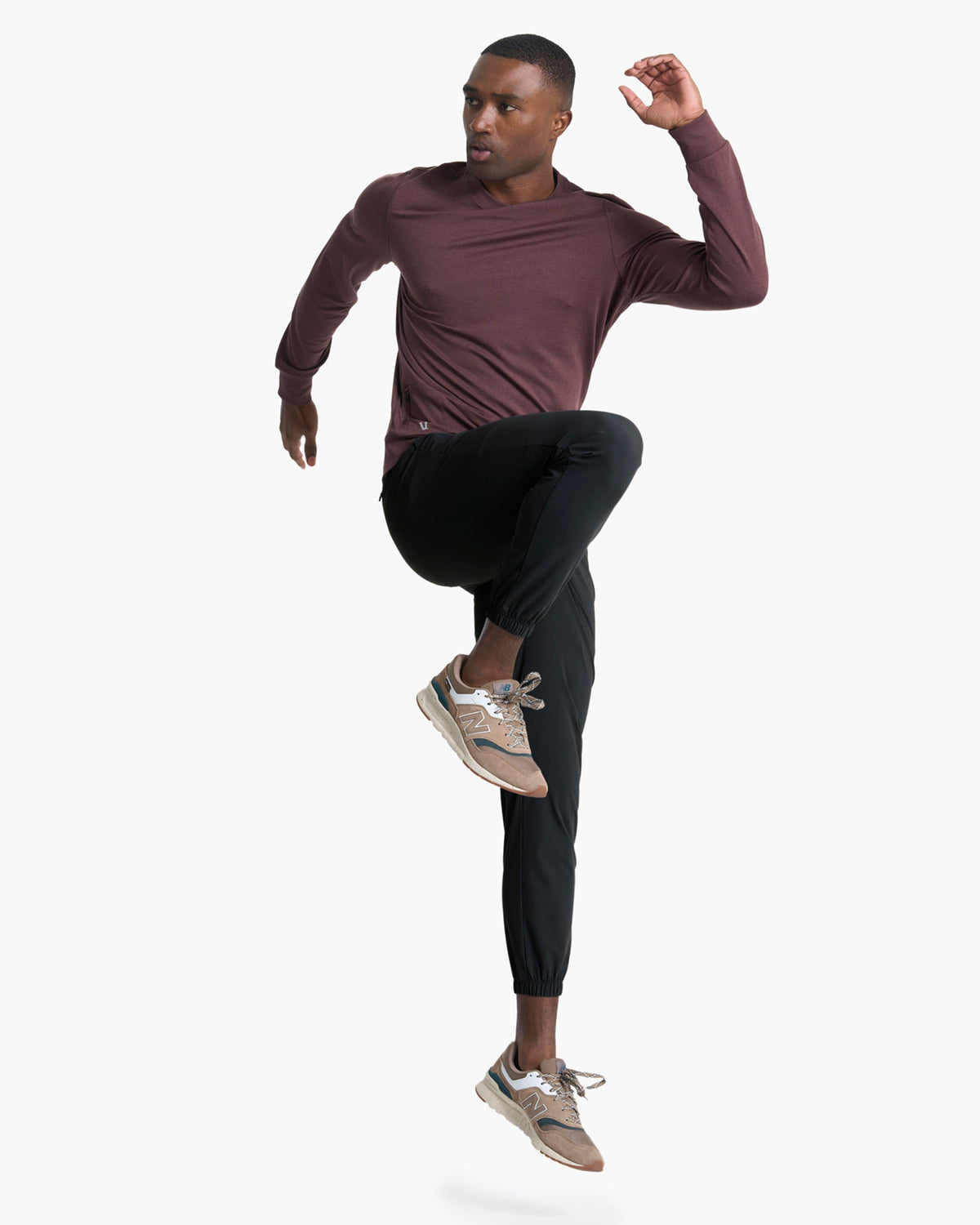 Men Vuori Fleet Jogger Men's Black Training Joggers