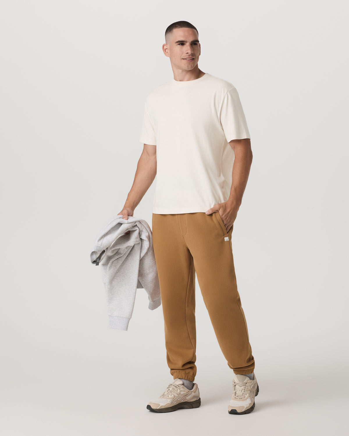Men Vuori Seaside Sweatpant 30" Relaxed Fit Toffee Sweatpant