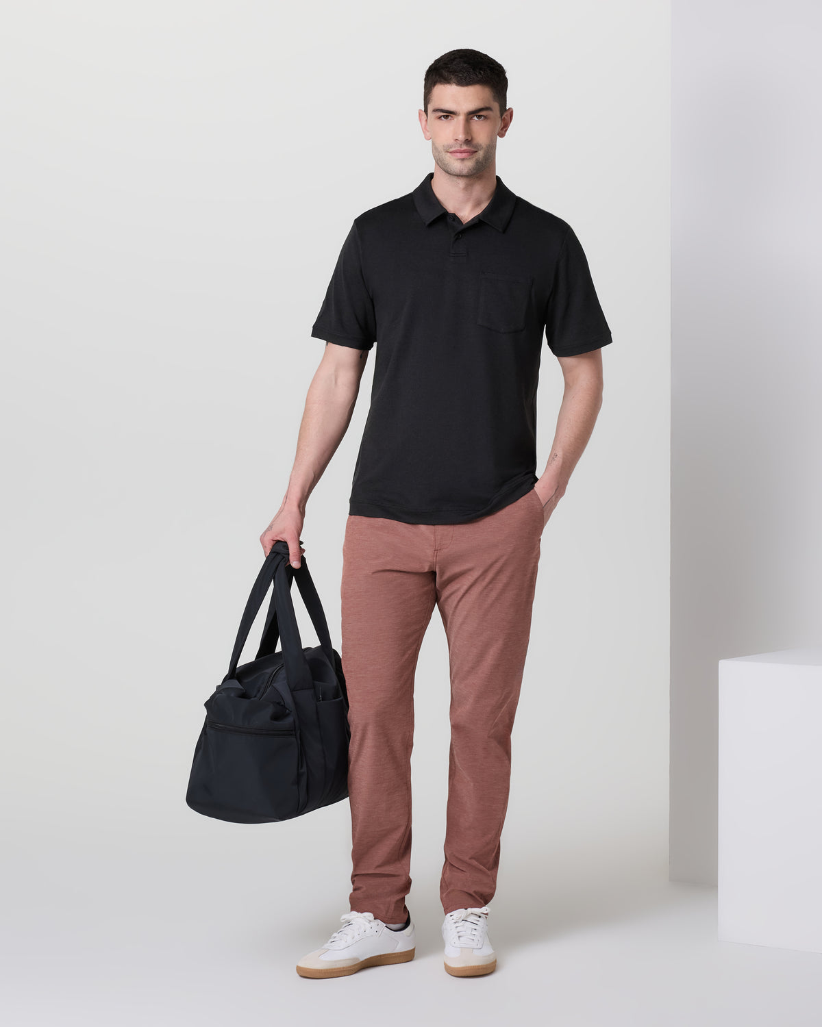 Men Vuori Aim Pant Sedona Brown Golf & Travel Pants