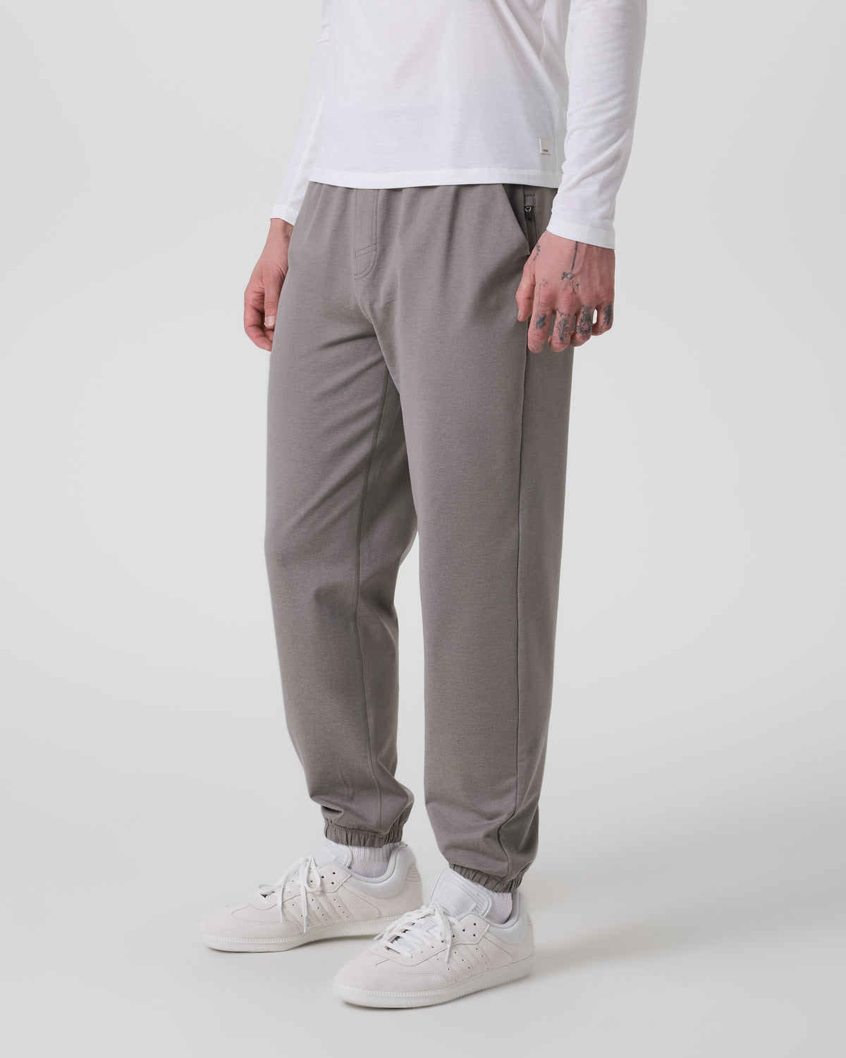 Men Vuori Coronado Performance Sweatpant Classic 30" Dolomite Heather