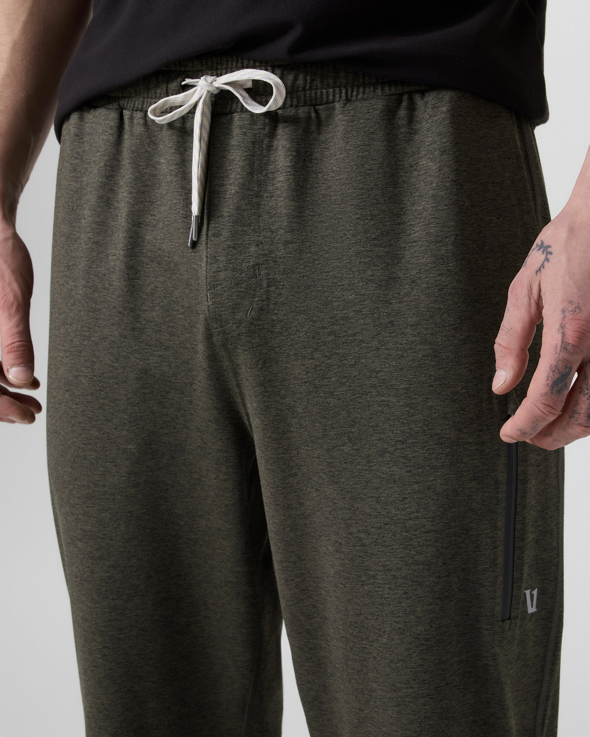 Men Vuori Sunday Performance Sweatpant Classic 30" Kale Heather
