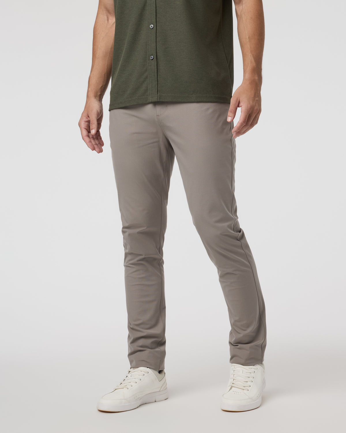 Men Vuori Meta Pant Athletic Slim 34" Mocha
