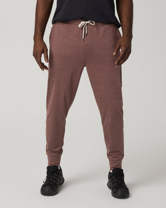 Men Vuori Sunday Performance Jogger 28" Sable Heather Joggers