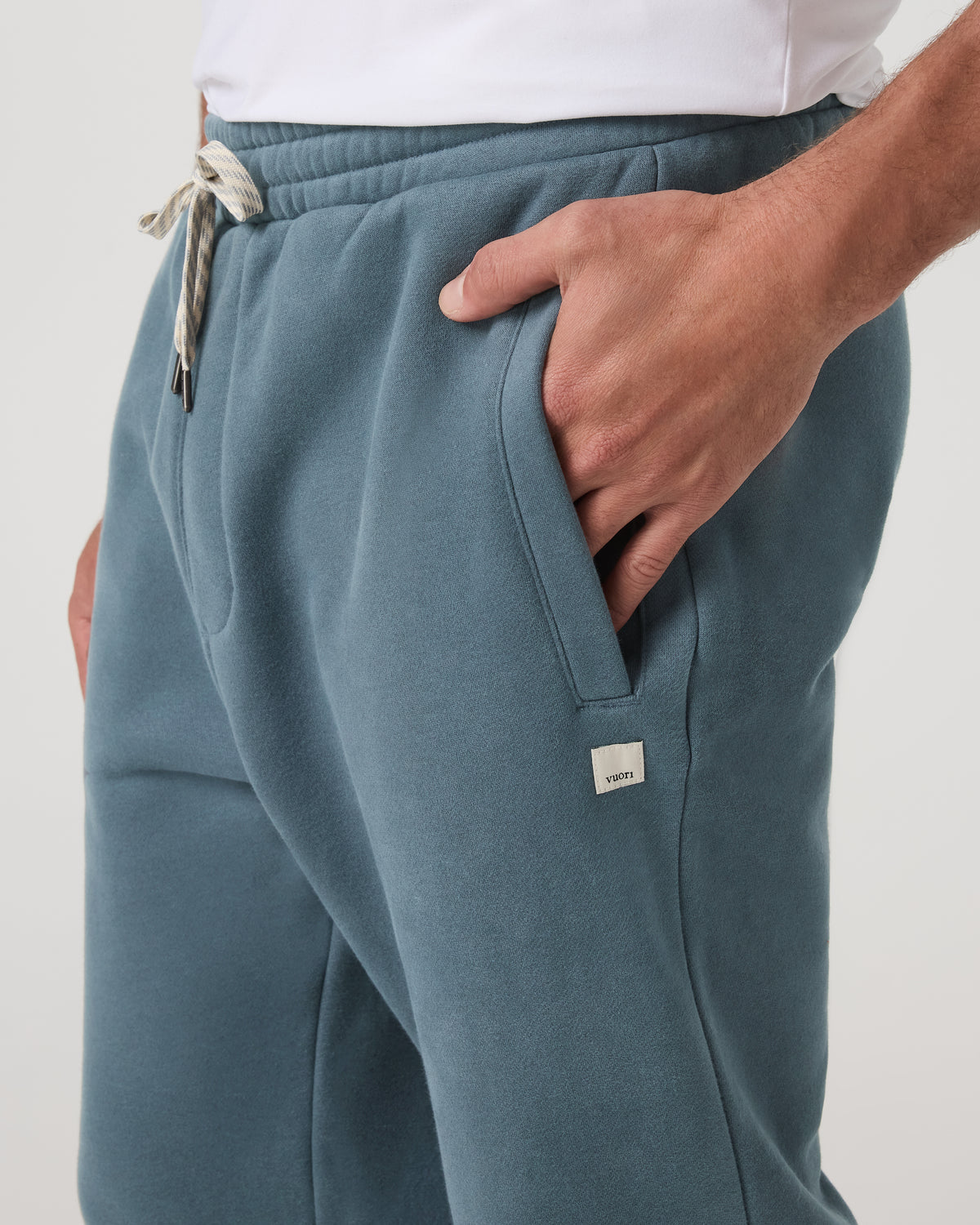 Men Vuori Seaside Sweatpant Blue Sea