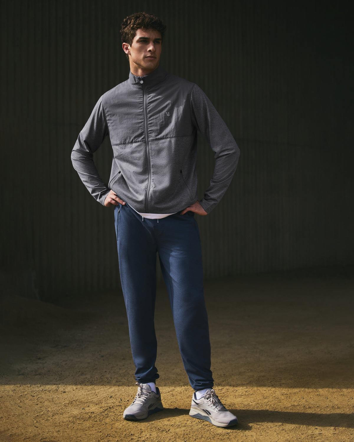Men Vuori Ponto Performance Jogger Athletic Slim Fit 30" Azure Heather