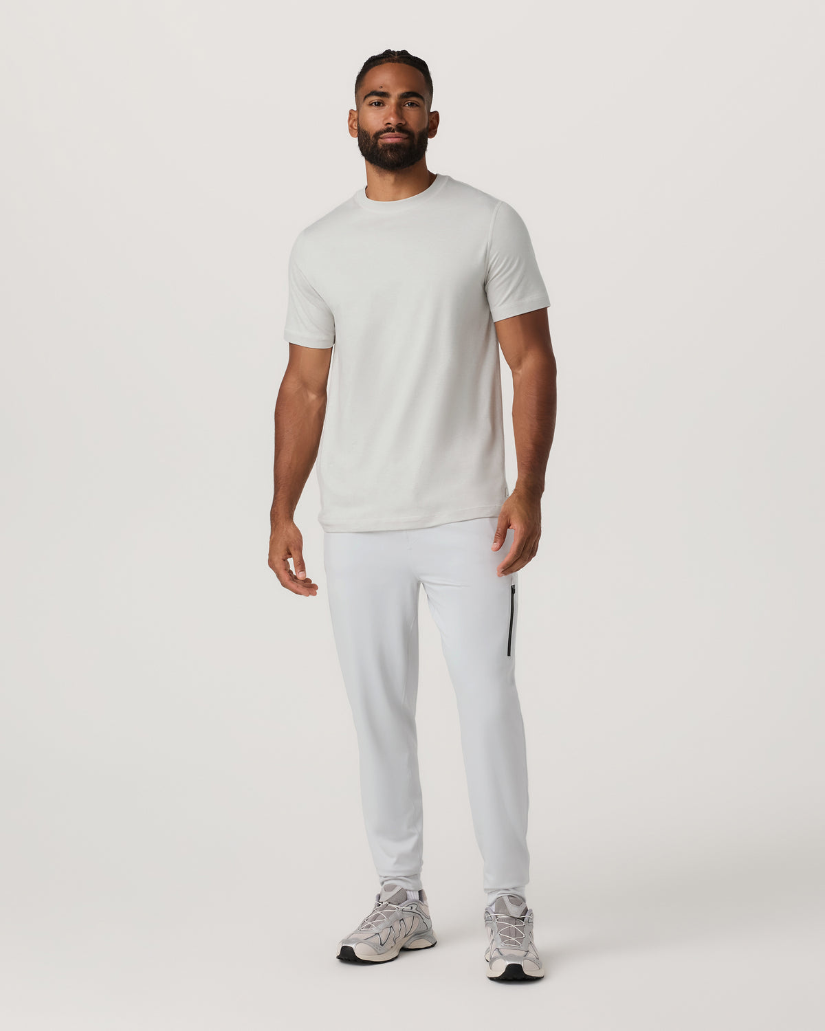Men Vuori Sunday Performance Jogger 28" Men's Frost Grey Joggers