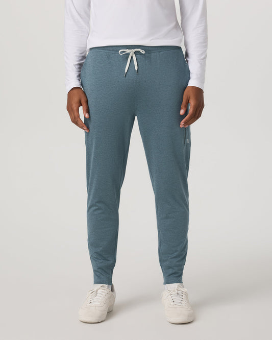 Men Vuori Sunday Performance Jogger 28" Blue Sea Heather Joggers