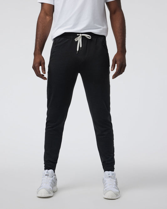 Men Vuori Ponto Performance Jogger Athletic Slim Fit 30" Black Heather