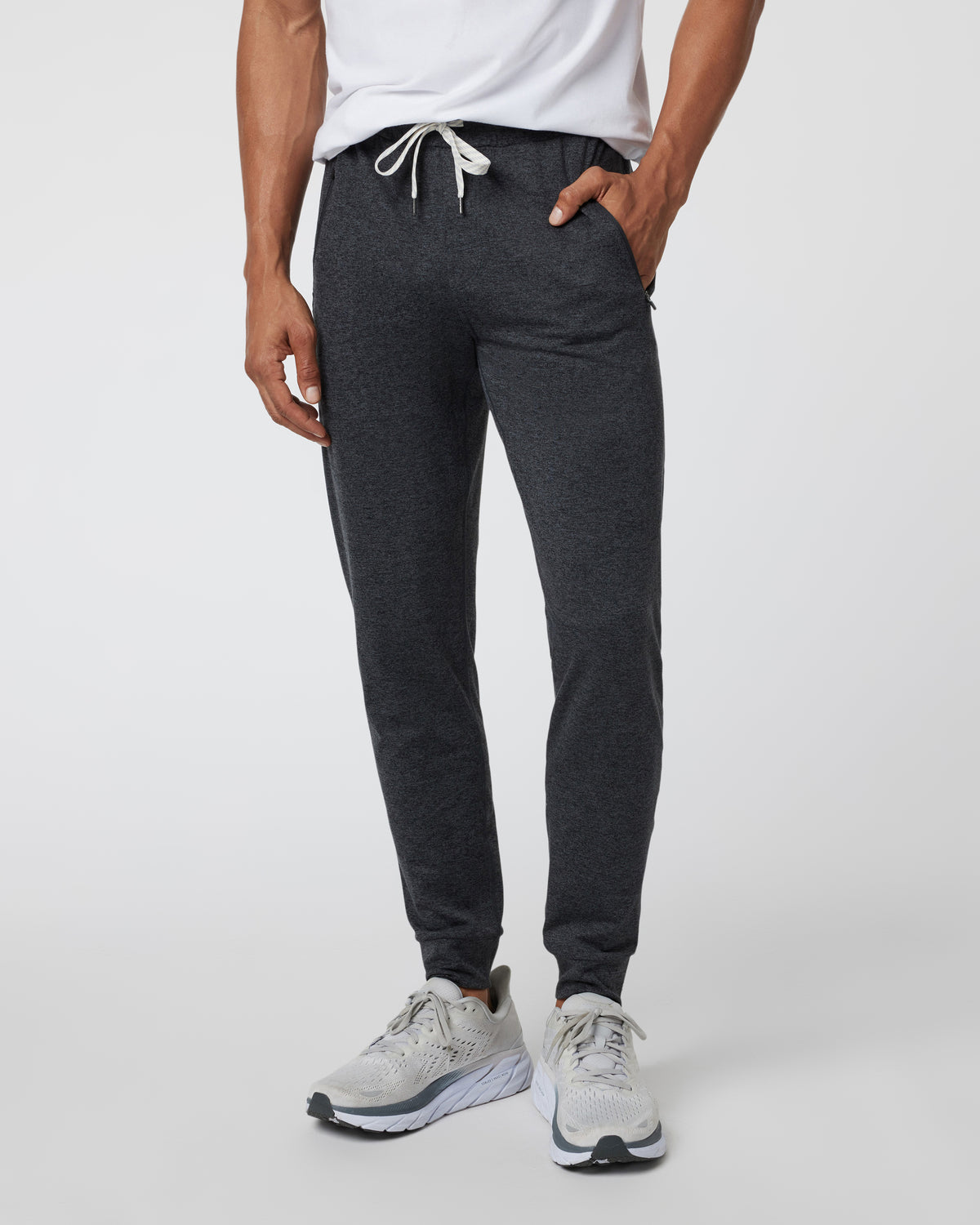 Men Vuori Ponto Performance Jogger Athletic Slim Fit 30" Charcoal Heather