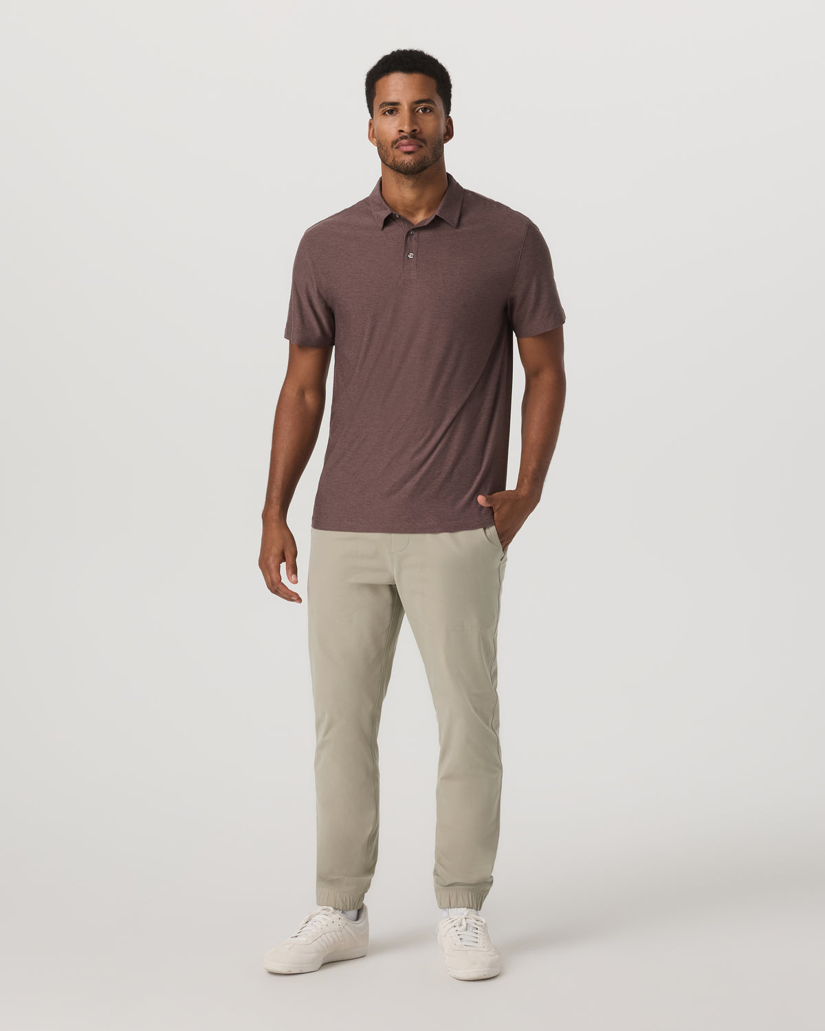 Men Vuori Meta Jogger 30" Men's Truffle Performance Knit Joggers