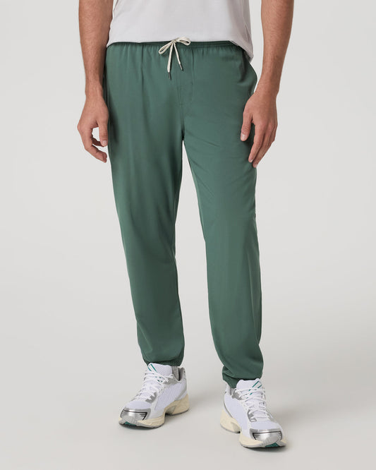 Men Vuori Kore Jogger Lined 28" Men's Agate Green Joggers with Liner