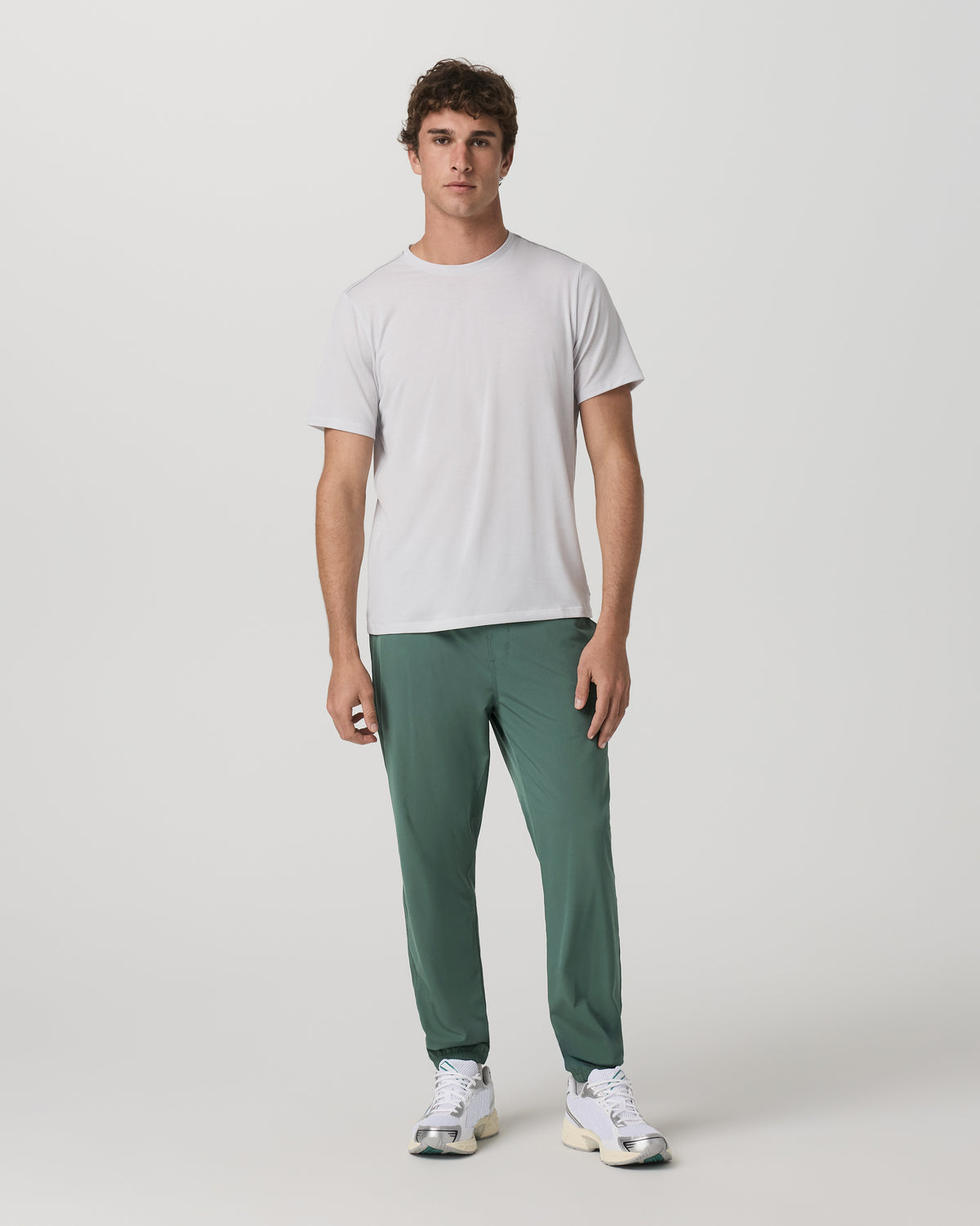 Men Vuori Kore Jogger Lined 28" Men's Agate Green Joggers with Liner