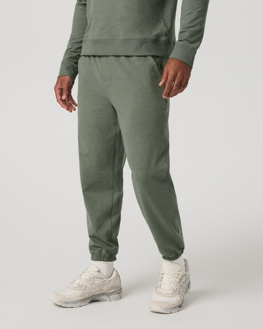 Men Vuori Coronado Sweatpant Men's Light Oregano Heather Pants