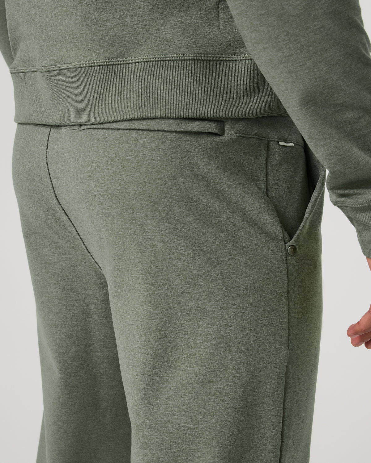 Men Vuori Coronado Sweatpant Men's Light Oregano Heather Pants
