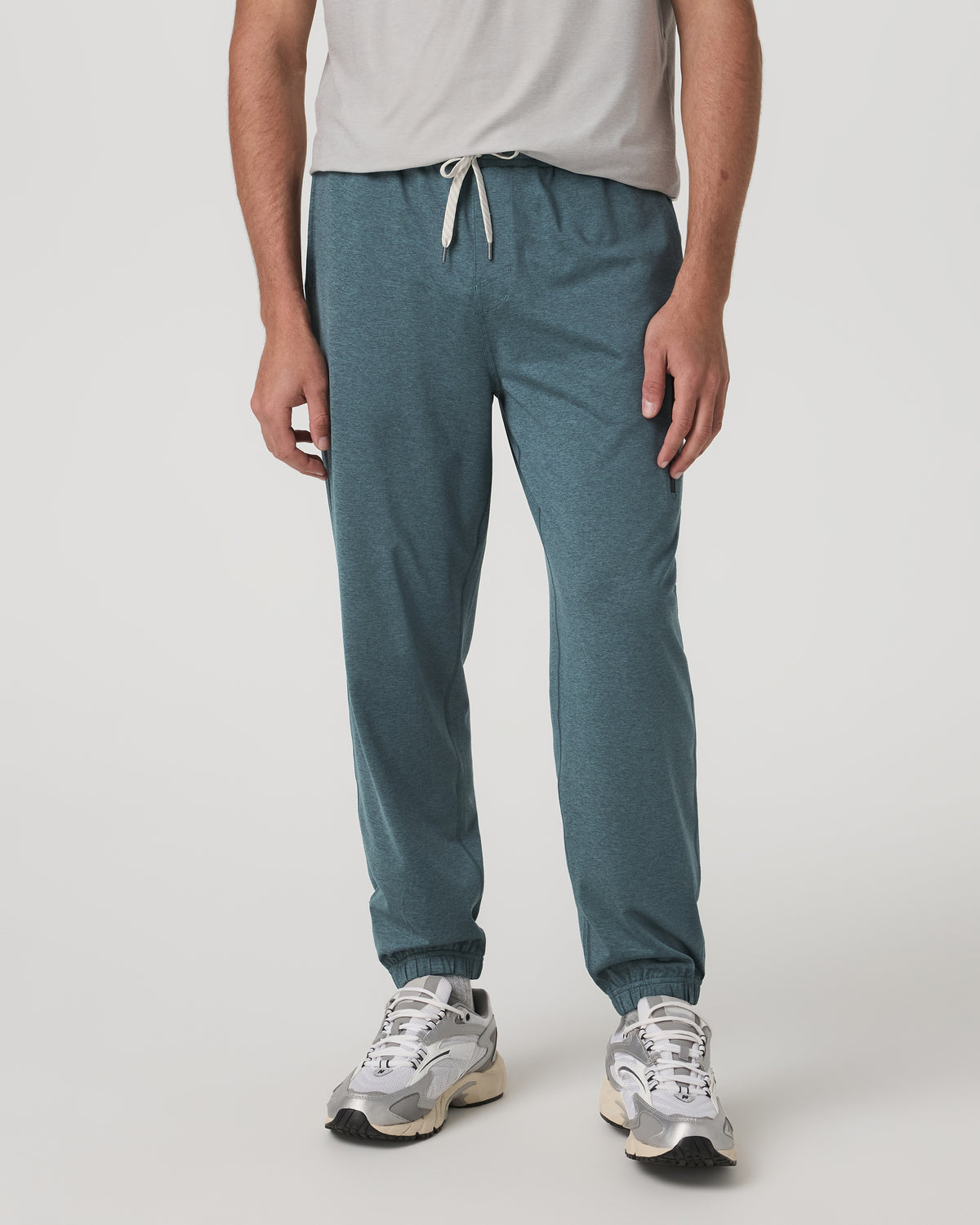 Men Vuori Men's Sunday Performance Sweatpant Blue Sea Heather