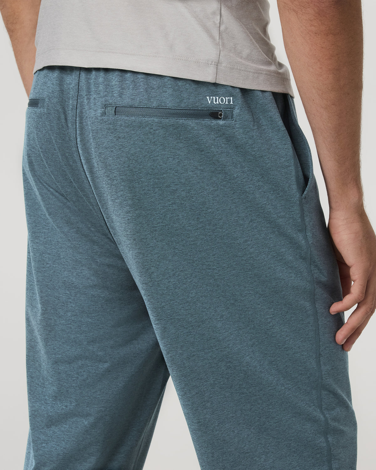 Men Vuori Men's Sunday Performance Sweatpant Blue Sea Heather