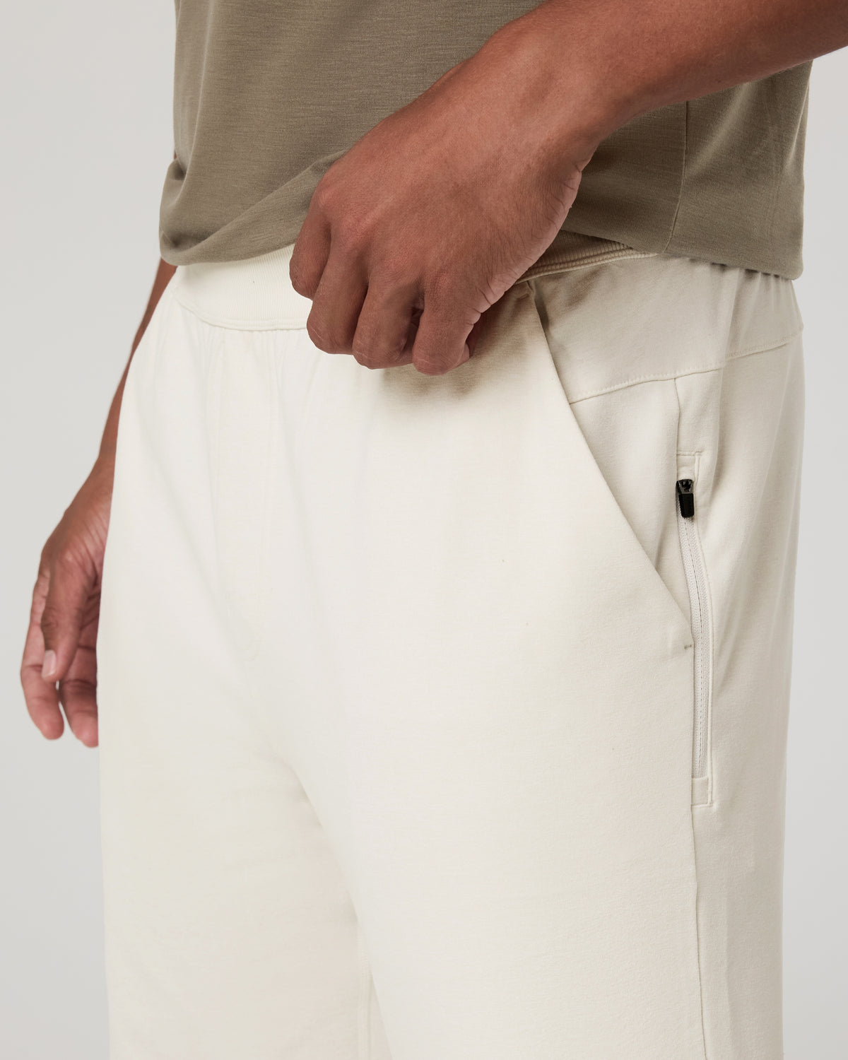 Men Vuori Coronado Sweatpant Men's Ivory Heather Sweatpants