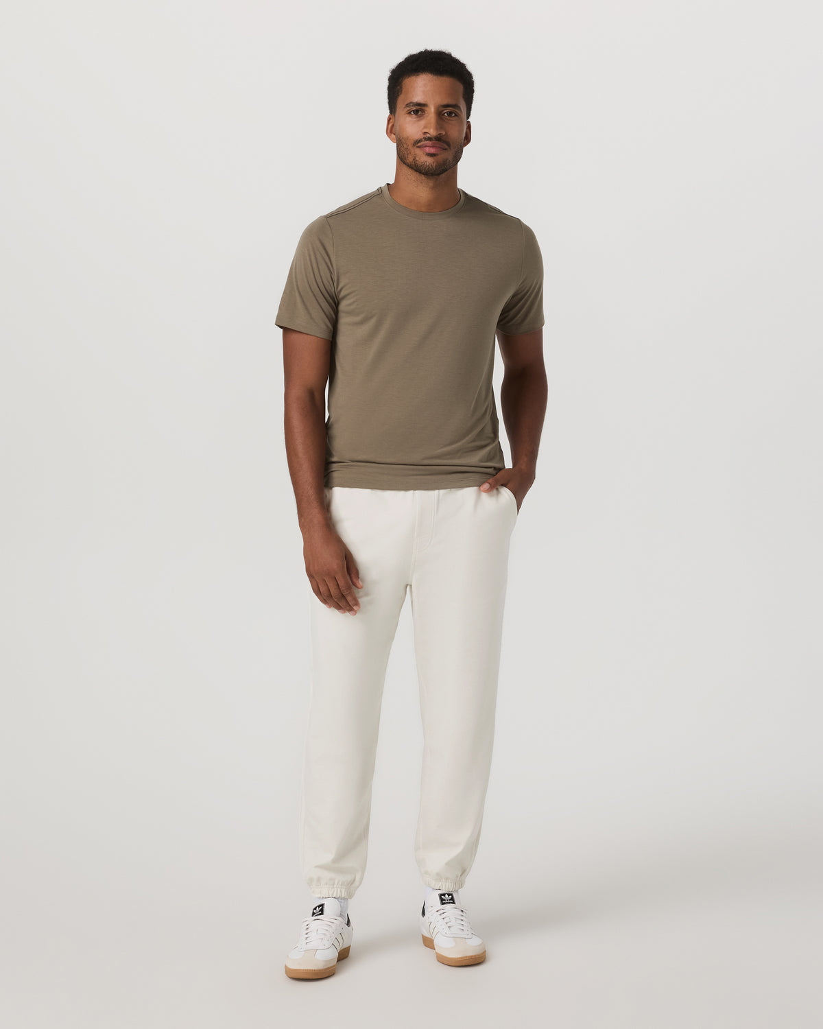 Men Vuori Coronado Sweatpant Men's Ivory Heather Sweatpants