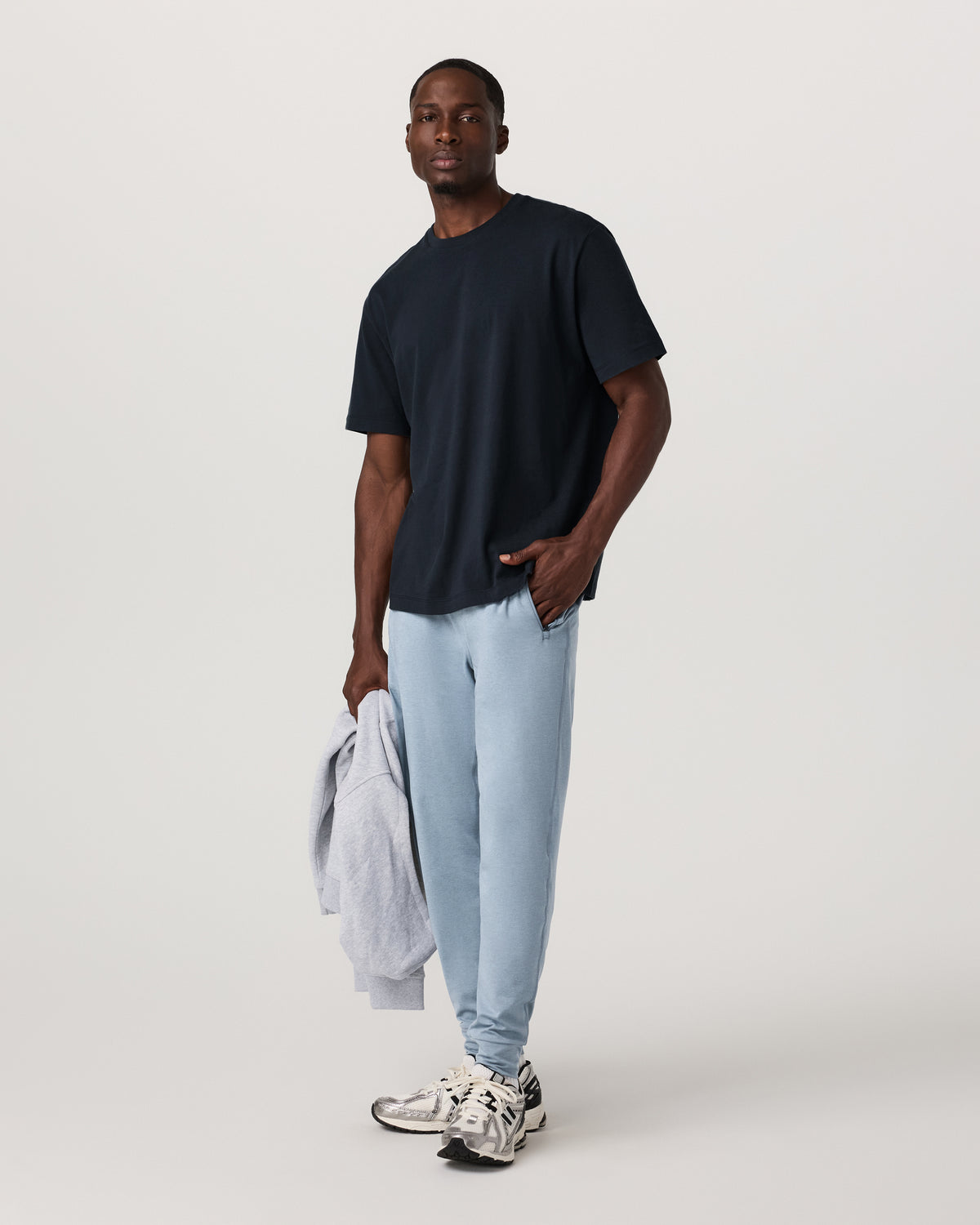 Men Vuori Ponto Performance Jogger 30" Men's Flint Heather Jogger