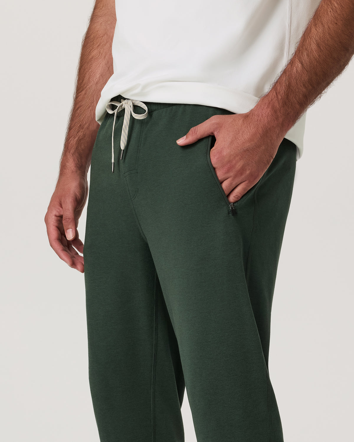 Men Vuori Men's Ponto Performance Jogger 30" Spruce Heather