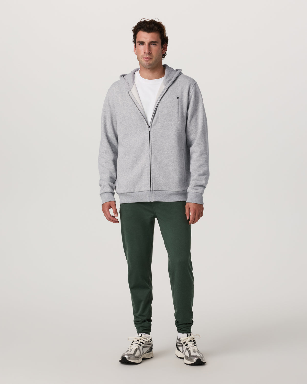 Men Vuori Men's Ponto Performance Jogger 30" Spruce Heather