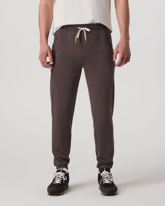 Men Vuori Men's Ponto Performance Jogger 30" Sangria Heather