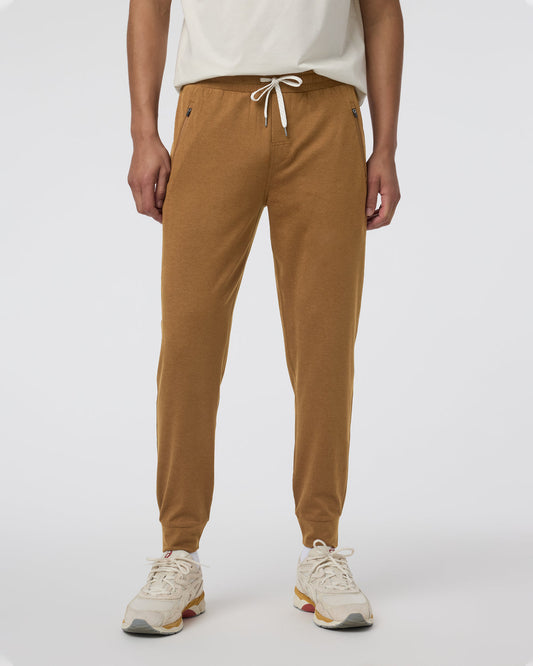 Men Vuori Ponto Performance Jogger Caramel Heather