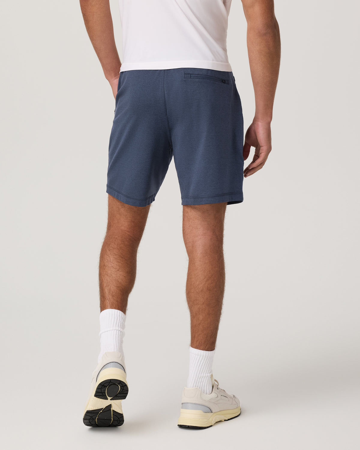 Men Vuori Ponto Performance Short 7" Men's Azure Heather Shorts