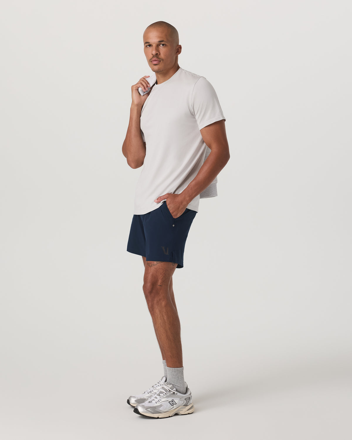 Men Vuori HardKore Short Lined 5" Men's Ink Performance Shorts