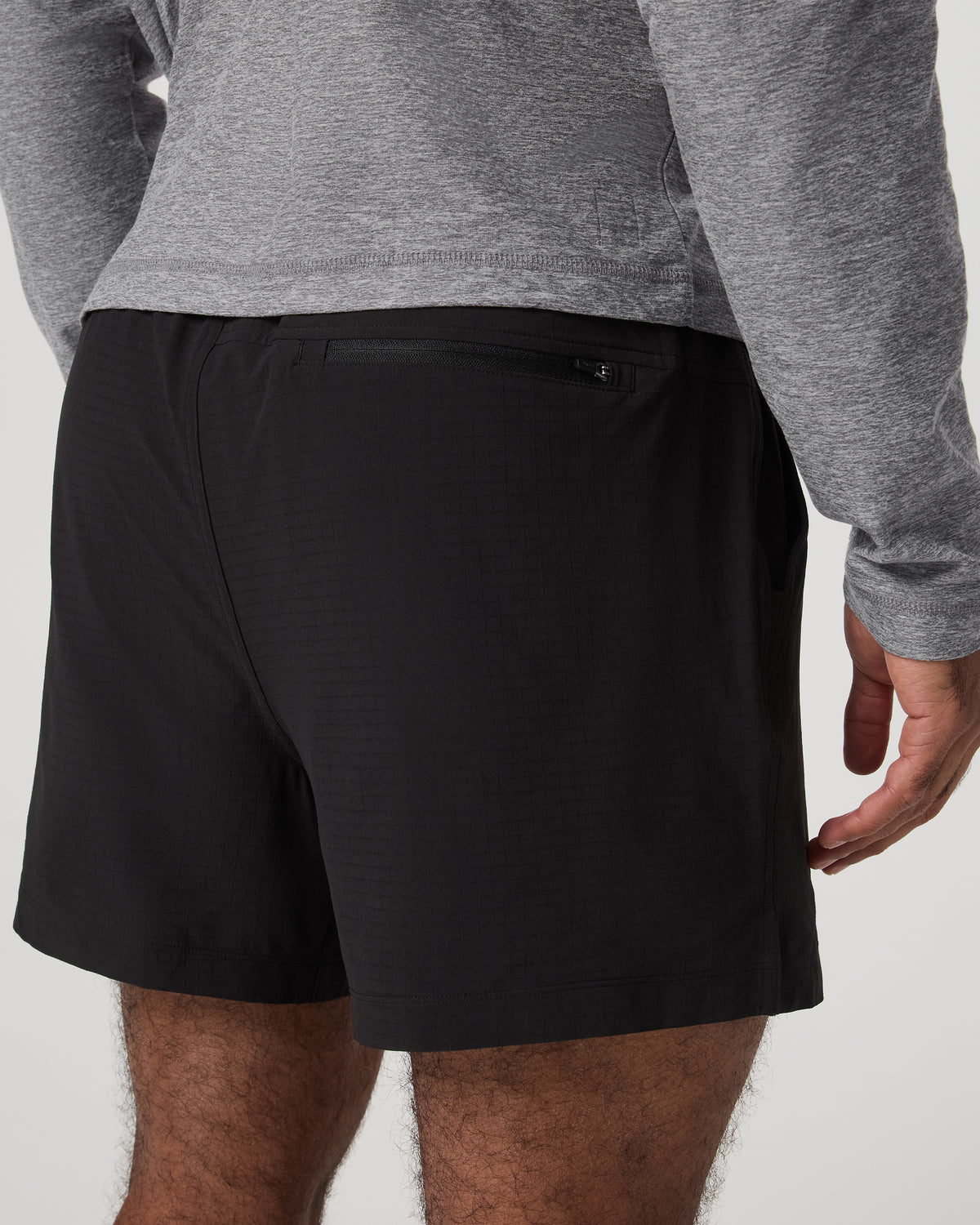 Men Vuori HardKore Short Lined 5" Men's Black Performance Shorts