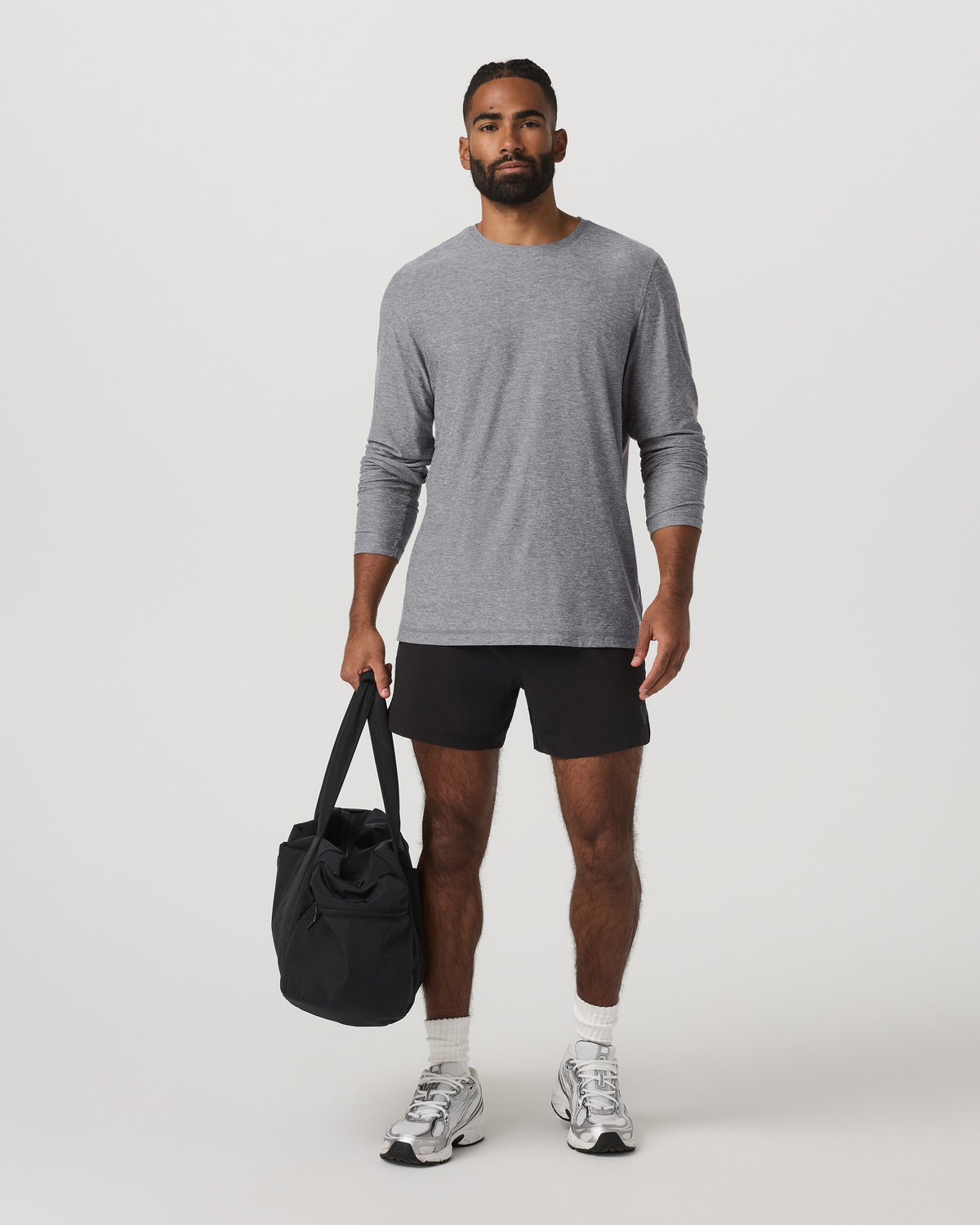 Men Vuori HardKore Short Lined 5" Men's Black Performance Shorts