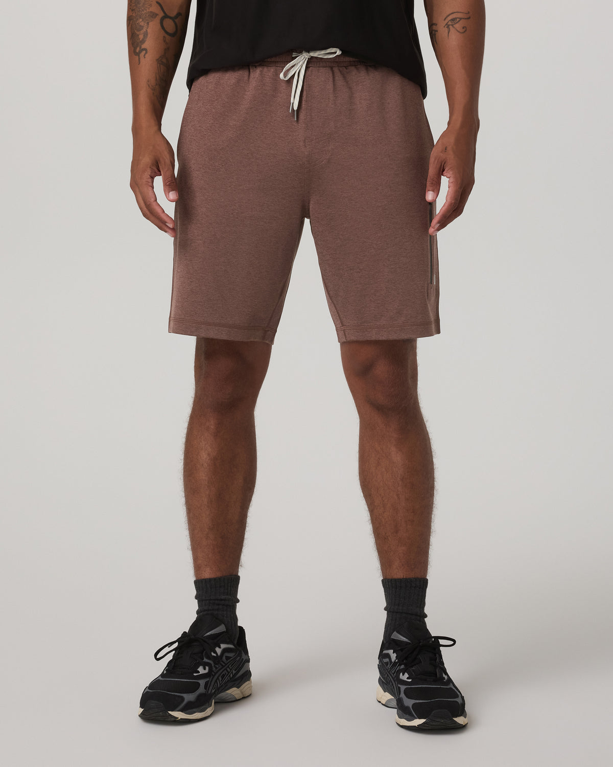 Men Vuori Sunday Performance Short 8" Men's Sable Heather Shorts