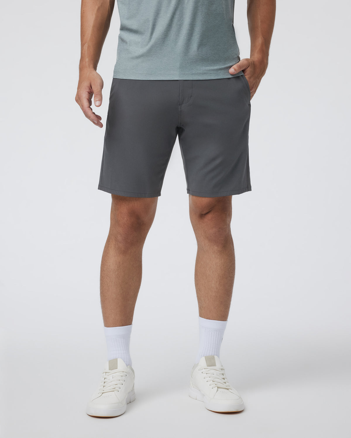 Men Vuori Aim Short Charcoal Men's Tailored Shorts Clothing