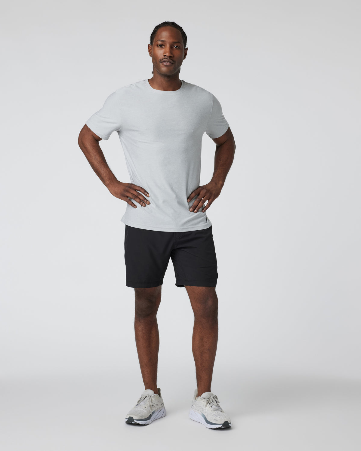Men Vuori Kore Short Unlined 7" Black Unlined Athletic Shorts