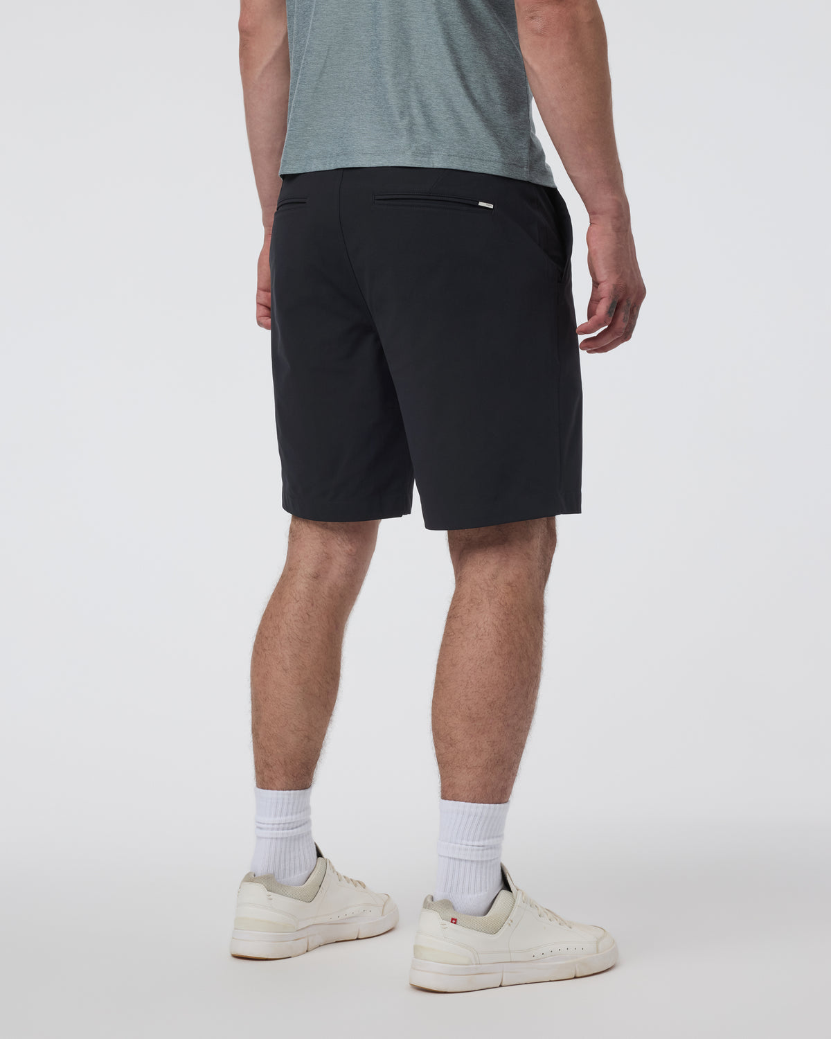 Men Vuori Meta Short 8" Black Chino Shorts