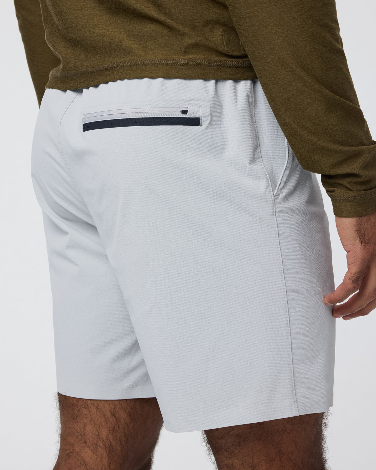 Men Vuori Grafton Short Unlined Classic Fit 7" Sky Grey